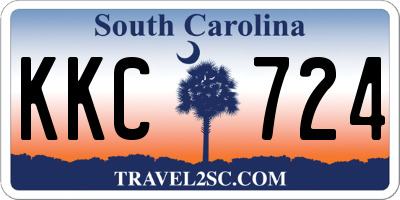 SC license plate KKC724