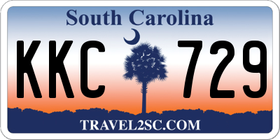 SC license plate KKC729