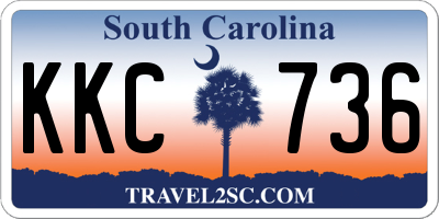SC license plate KKC736