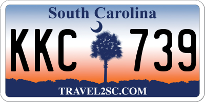 SC license plate KKC739