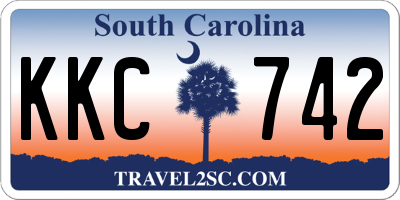 SC license plate KKC742