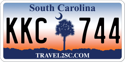 SC license plate KKC744