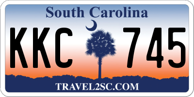 SC license plate KKC745