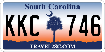 SC license plate KKC746
