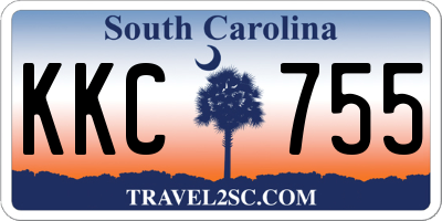 SC license plate KKC755