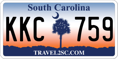 SC license plate KKC759