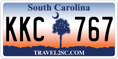 SC license plate KKC767