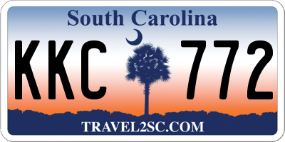 SC license plate KKC772
