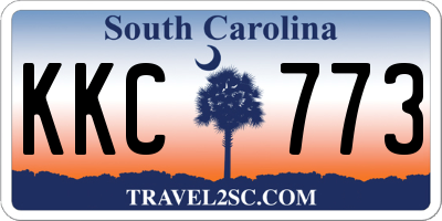 SC license plate KKC773