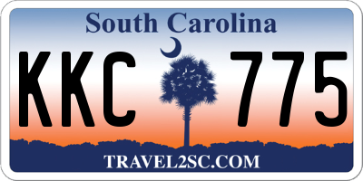 SC license plate KKC775