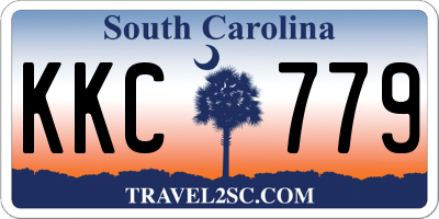 SC license plate KKC779