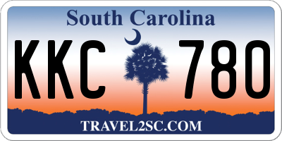 SC license plate KKC780
