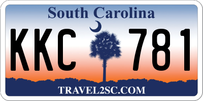 SC license plate KKC781