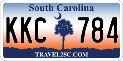 SC license plate KKC784