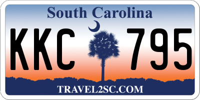 SC license plate KKC795