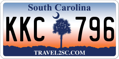 SC license plate KKC796