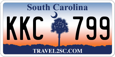SC license plate KKC799