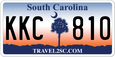 SC license plate KKC810