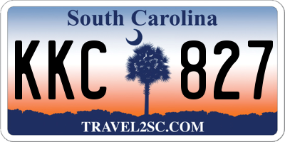 SC license plate KKC827