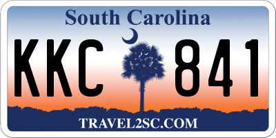 SC license plate KKC841