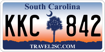 SC license plate KKC842