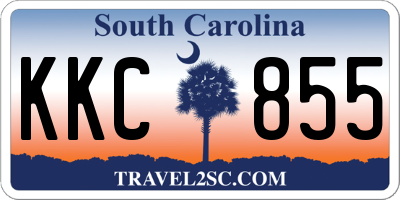 SC license plate KKC855