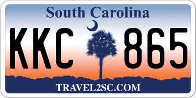 SC license plate KKC865