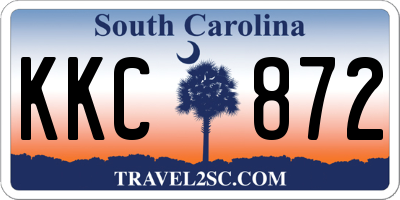 SC license plate KKC872