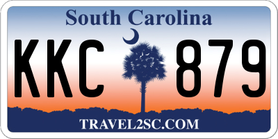 SC license plate KKC879