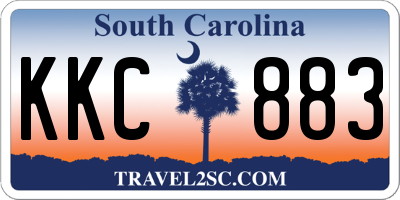 SC license plate KKC883