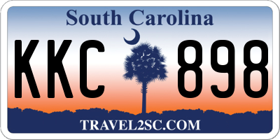 SC license plate KKC898