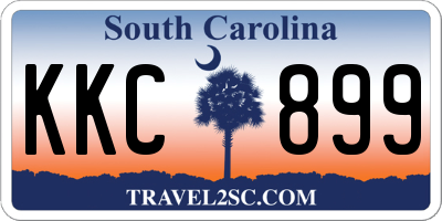 SC license plate KKC899
