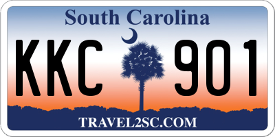 SC license plate KKC901
