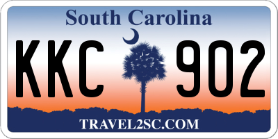 SC license plate KKC902