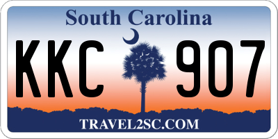 SC license plate KKC907