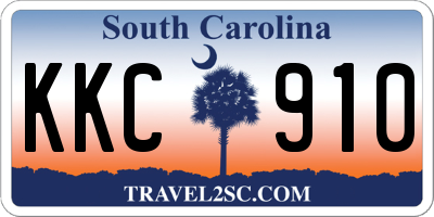 SC license plate KKC910