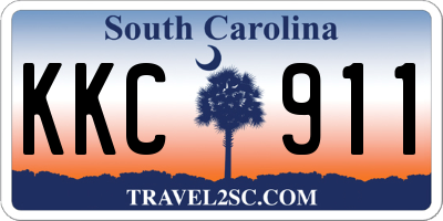 SC license plate KKC911