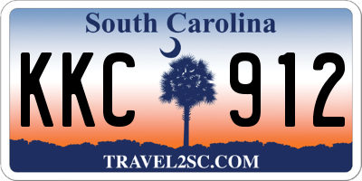 SC license plate KKC912