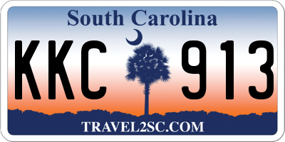 SC license plate KKC913