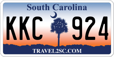 SC license plate KKC924