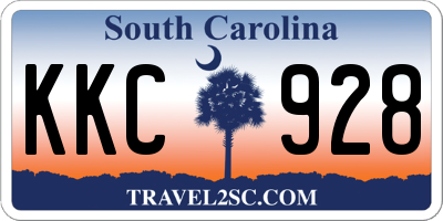 SC license plate KKC928