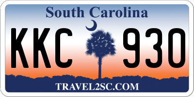 SC license plate KKC930
