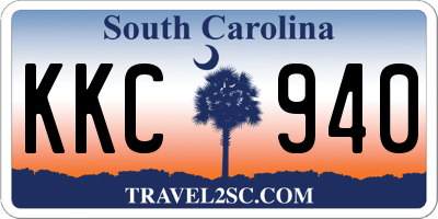 SC license plate KKC940