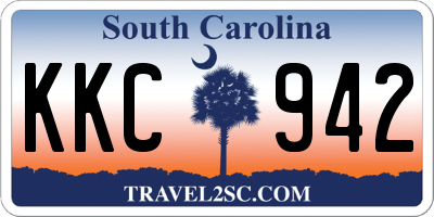SC license plate KKC942