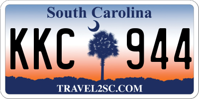 SC license plate KKC944