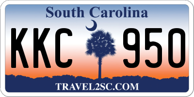 SC license plate KKC950