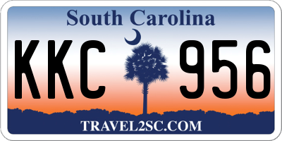 SC license plate KKC956