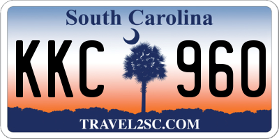 SC license plate KKC960