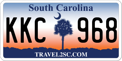 SC license plate KKC968