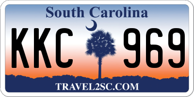 SC license plate KKC969